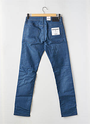 Jeans coupe slim fermeture boutonnée sur le devant taille normale bleu JACK & JONES homme