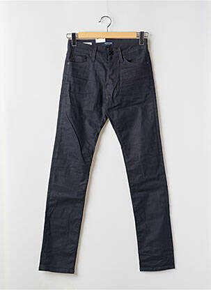 Jeans coupe slim fermeture boutonnée sur le devant taille normale bleu JACK & JONES homme