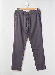 Pantalon chino stretch taille normale gris JACK & JONES homme