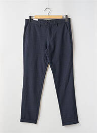 Pantalon chino imprimé imprimé prince de galle taille normale bleu JACK & JONES homme