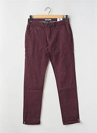 Pantalon chino tissage popeline taille normale rouge GARCIA homme
