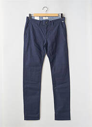 Pantalon chino tissage popeline taille normale bleu TOM TAILOR homme