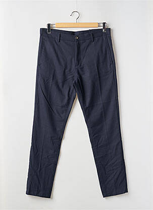 Pantalon chino poches taille normale bleu BRUCE & BUTLER  homme