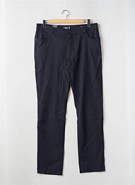 Pantalon slim tissage popeline taille normale bleu STATE OF ART homme