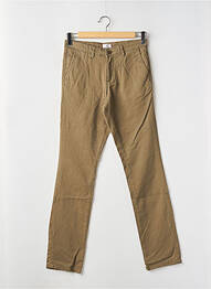 Pantalon chino stretch taille normale marron JACK & JONES homme