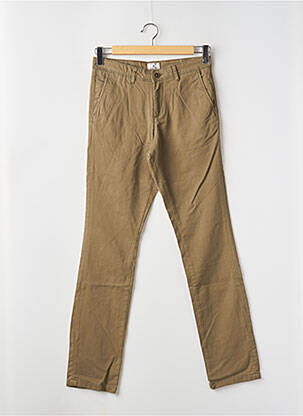 Pantalon chino stretch taille normale marron JACK & JONES homme