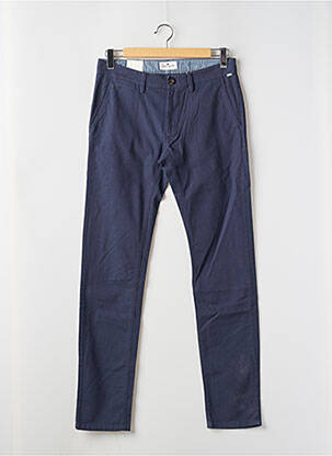 Pantalon chino tissage popeline taille normale bleu TOM TAILOR homme