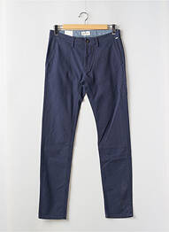 Pantalon chino tissage popeline taille normale bleu TOM TAILOR homme
