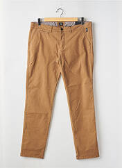 Pantalon chino marron DELAHAYE pour homme seconde vue