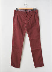 Pantalon chino rouge DELAHAYE pour homme seconde vue
