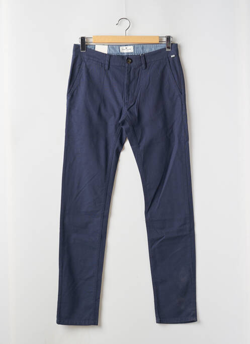 Pantalon chino tissage popeline taille normale bleu TOM TAILOR homme