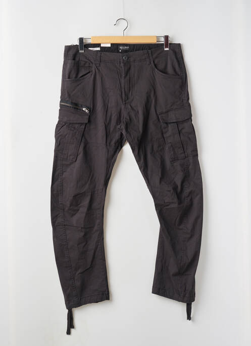Pantalon cargo gris JACK & JONES pour homme
