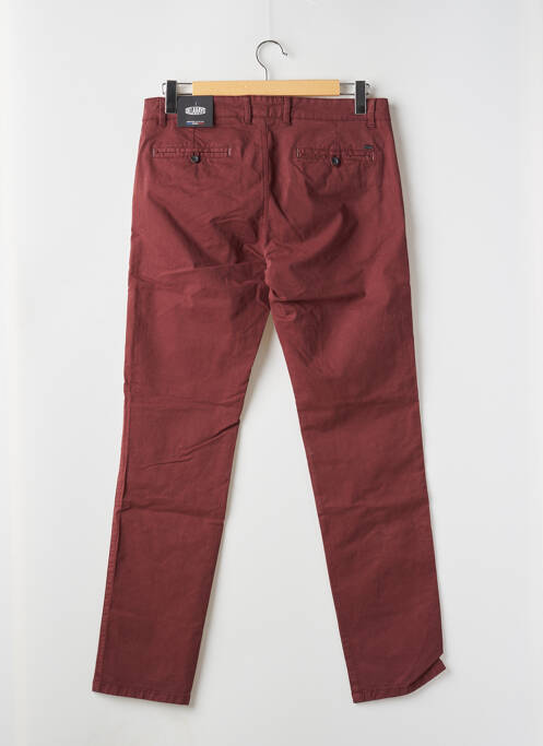 Pantalon chino rouge DELAHAYE pour homme