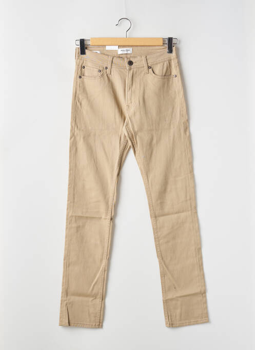 Pantalon slim marron JACK & JONES pour homme