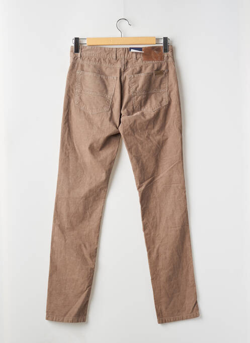 Pantalon slim marron STATE OF ART homme