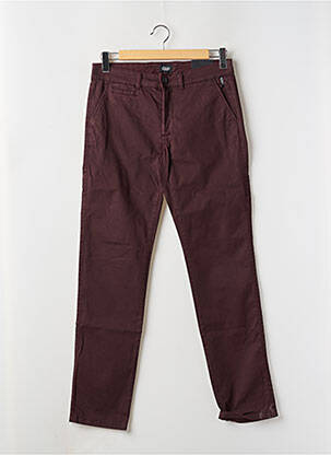 Pantalon chino poches rouge DELAHAYE homme