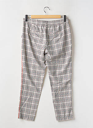 Pantalon droit fermeture zippée sous rabat avec crochet beige STREET ONE homme