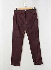 Pantalon chino rouge DELAHAYE pour homme seconde vue