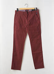 Pantalon chino rouge DELAHAYE pour homme seconde vue
