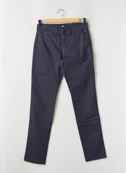 Pantalon chino bleu DELAHAYE pour homme