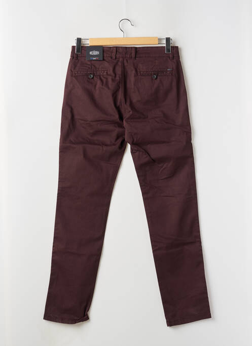 Pantalon chino rouge DELAHAYE homme