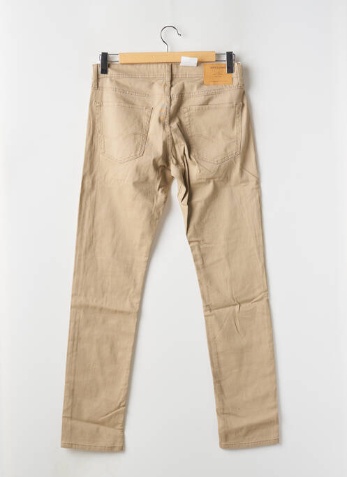 Pantalon slim beige JACK & JONES homme