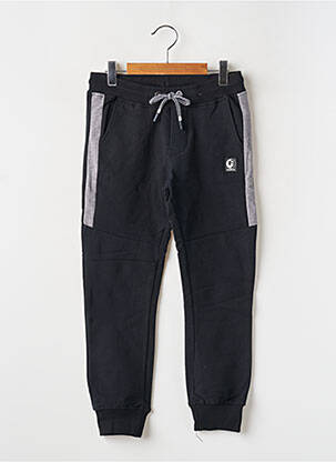 Jogging poches taille élastique noir GARCIA garçon