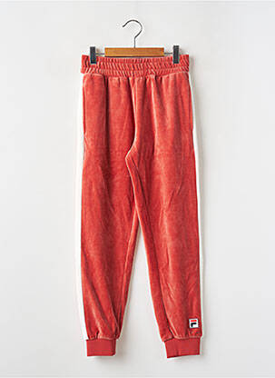 Jogging poches taille élastique orange FILA fille