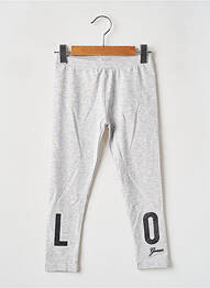Legging sérigraphie taille élastique gris GUESS fille