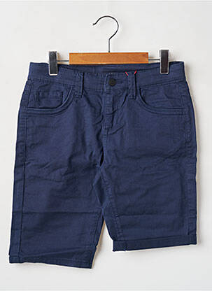 Bermuda fermeture zippée sous rabat boutonné bleu S.OLIVER garcon