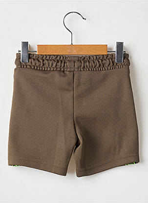 Short poches taille élastique vert CARS JEANS garçon