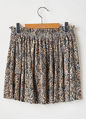 Jupe courte coupe fluide noir GARCIA fille