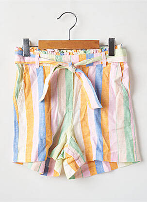 Short poches taille élastique orange ONLY fille