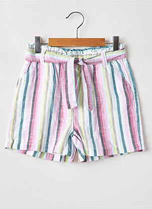 Short fermeture zippée sous rabat boutonné taille élastique violet S.OLIVER fille