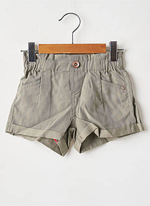 Short poches taille élastique vert GARCIA fille