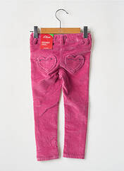 Pantalon slim rose S.OLIVER pour fille seconde vue