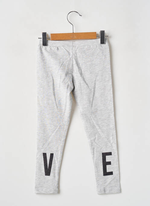 Legging sérigraphie taille élastique gris GUESS fille