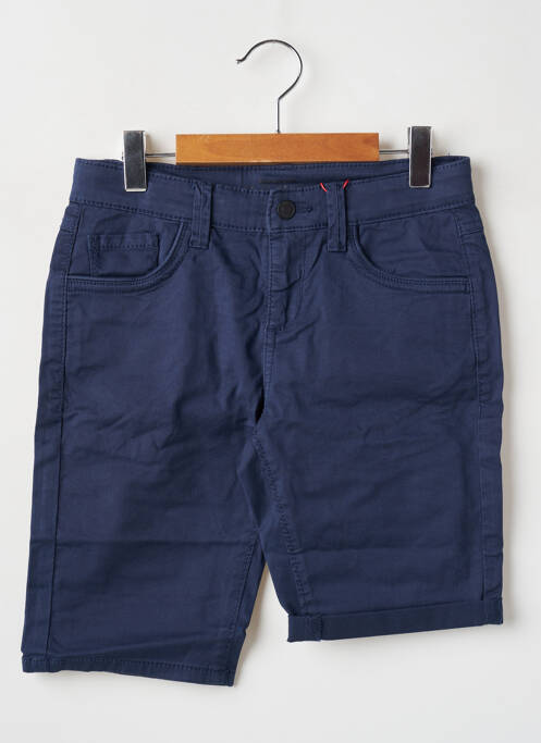 Bermuda fermeture zippée sous rabat boutonné bleu S.OLIVER garcon