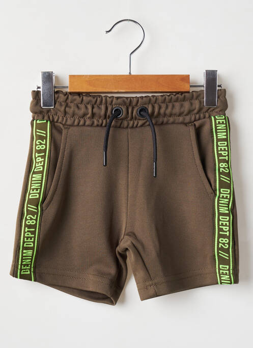 Short poches taille élastique vert CARS JEANS garcon