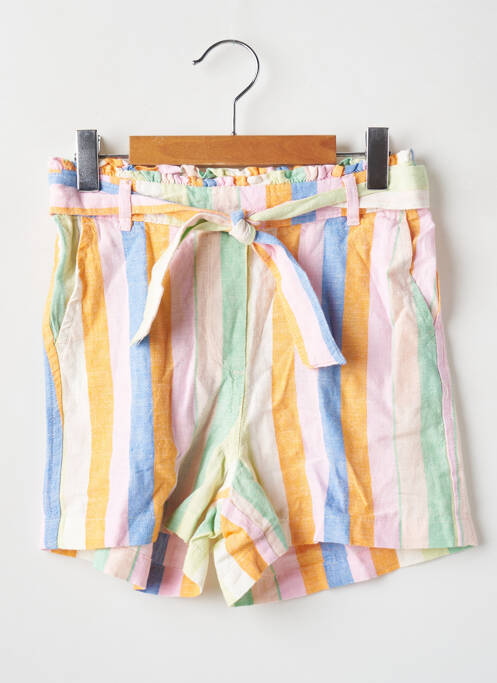 Short poches taille élastique orange ONLY fille