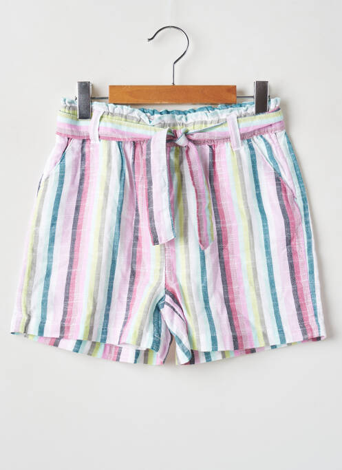 Short fermeture zippée sous rabat boutonné taille élastique violet S.OLIVER fille