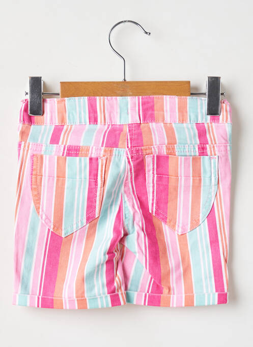 Short fermeture zippée sous rabat boutonné rose S.OLIVER fille