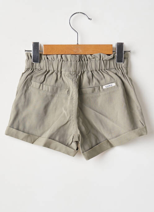 Short poches taille élastique vert GARCIA fille