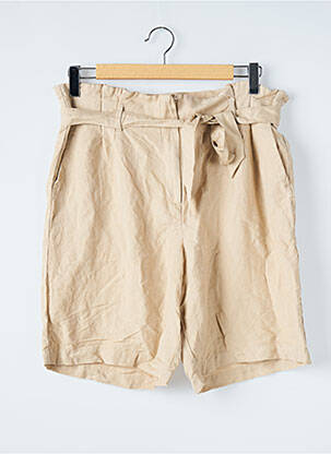Short fermeture zippée sous rabat boutonné taille haute beige TOM TAILOR homme