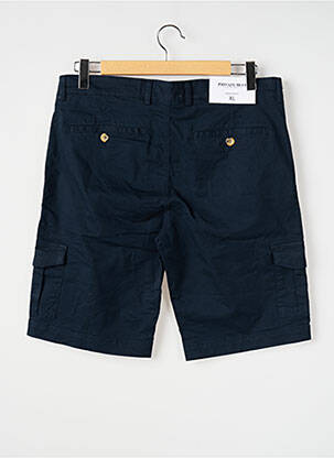 Bermuda multipoches taille normale bleu PRIVATE BLUE homme