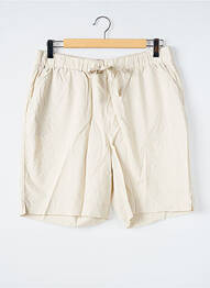 Short tissage popeline taille normale beige TOM TAILOR homme