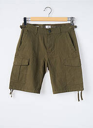 Bermuda multipoches taille normale vert JACK & JONES homme