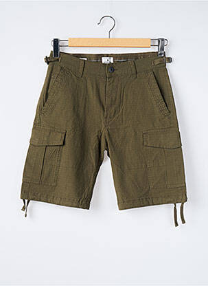 Bermuda multipoches taille normale vert JACK & JONES homme