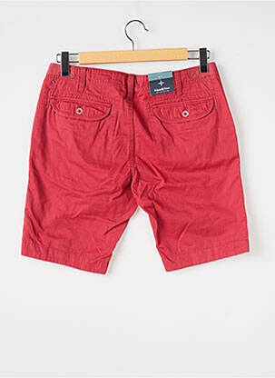 Short tissage popeline taille normale rouge HAZE&FINN homme