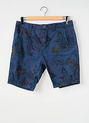 Short tissage popeline taille normale bleu HAZE&FINN homme